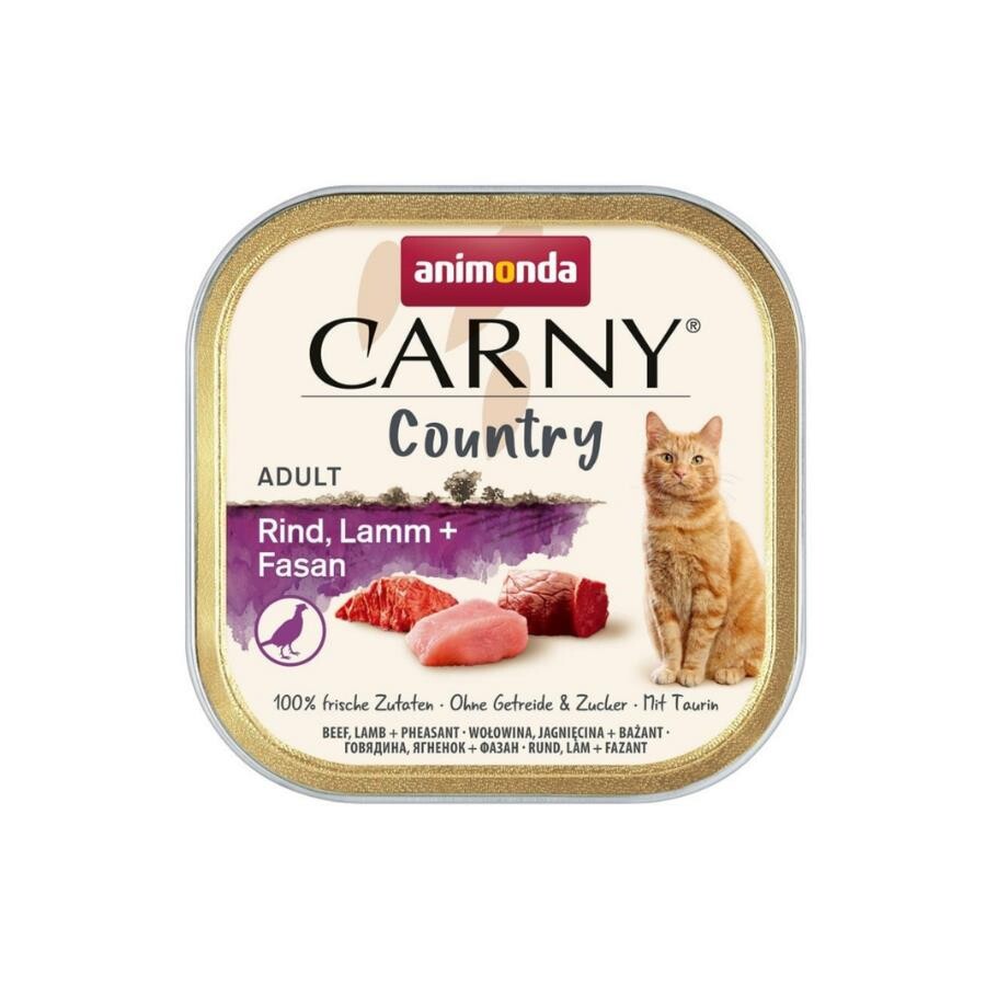Animonda Carny Country Sığırlı Kuzulu Ve Sülünü Yetişkin Kedi Konservesi 100 GR | SRC: Barcode: 4017721838436